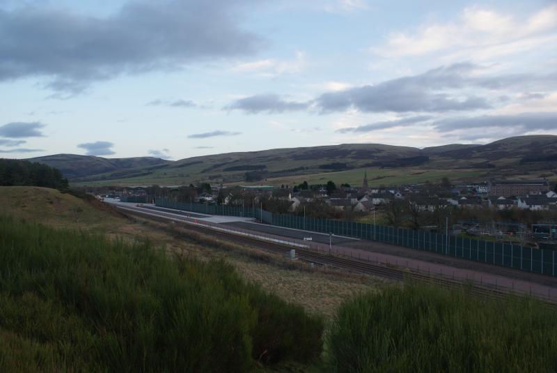 Photo of West end view of Blackford Freight Terminal