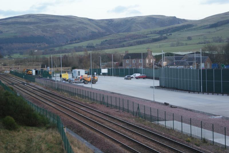 View of the east end of Blackford Freight Terminal: View of the east end of Blackford Freight Terminal. 19.11.20 Photo of View of the east end of Blackford Freight Terminal