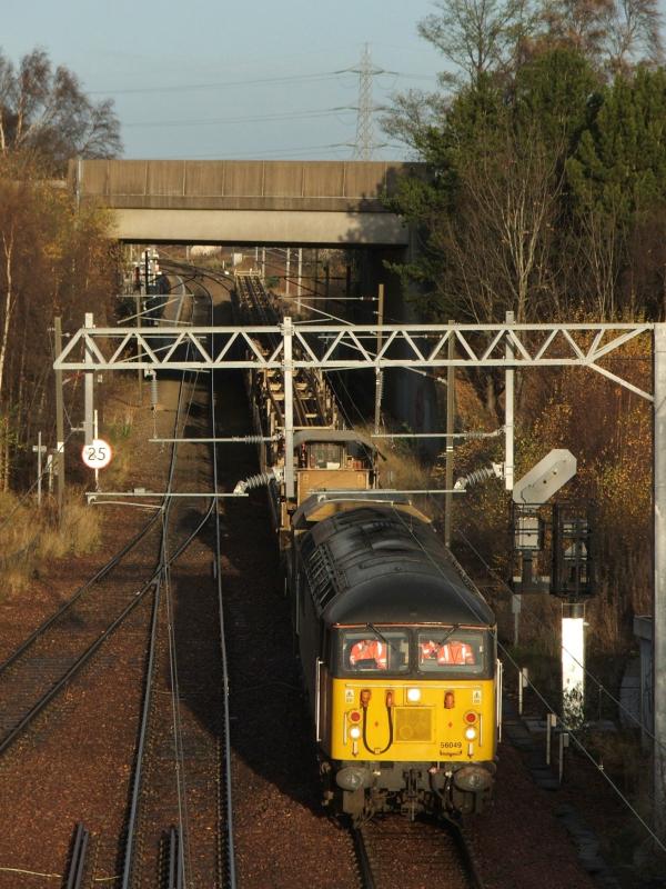 56049 : 56049 leads 6K20 Hartwood-Millerhill Photo of 56049