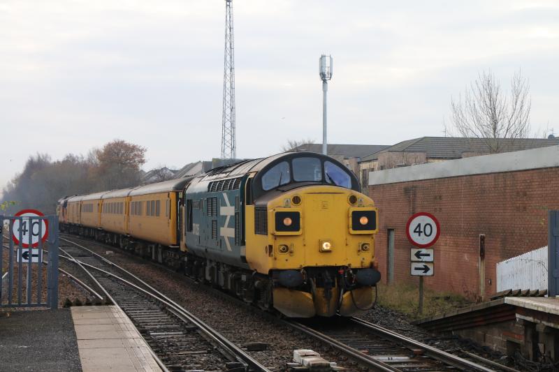 37s: 37025t&t37254 1Q96 Slateford yd. Inverness at Dalmeny 29.11.20. Photo of 37s