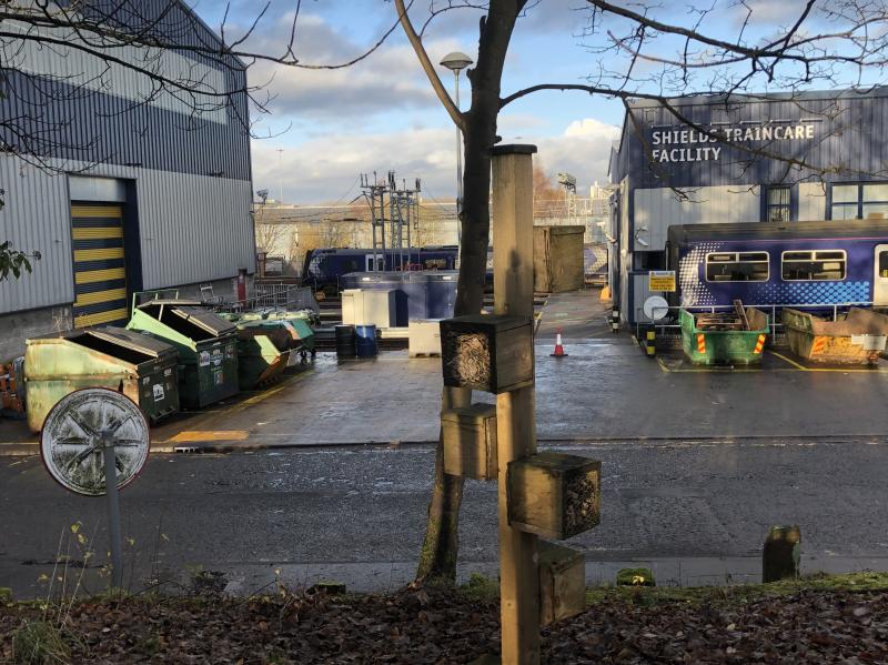Shields Road : Round the back at Shields Road depot, Dec 2020. Photo of Shields Road