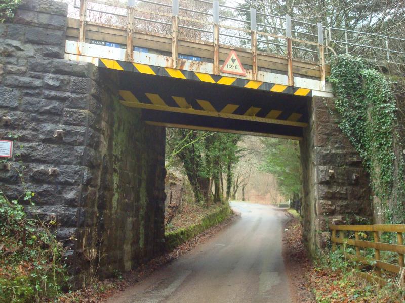 Oban Line - Bridge 232 (Inverawe): Taken this morning. Nearly 4 years ago it was it was damaged by a truck resulting in a line closure of over a week while the decking and supporting beams were replaced. Photo of Oban Line - Bridge 232 (Inverawe)