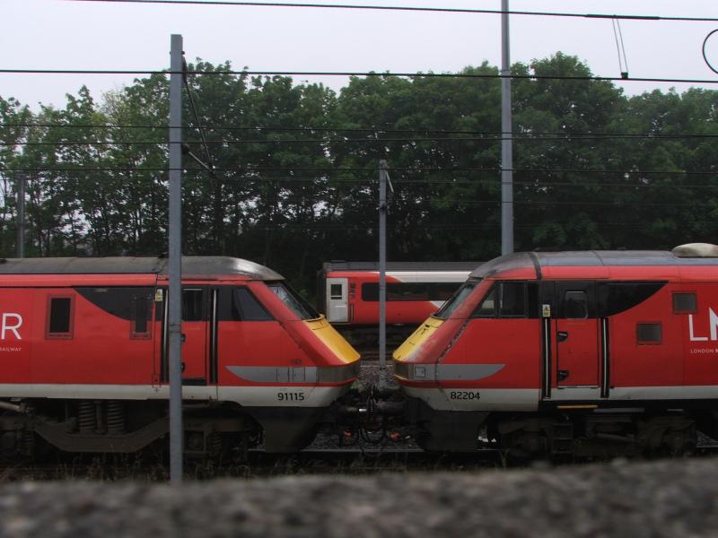 Mk3 plus dvt: As 67016 pulls out a blunt end working a final lner mk3 awaits the scottish fire service at Craigentinny depot Photo of Mk3 plus dvt
