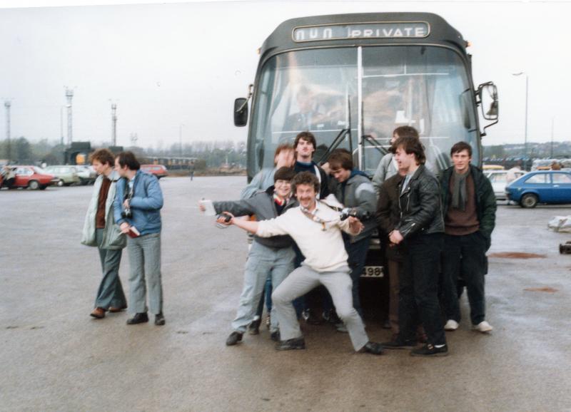 SRS Toton 2: Scottish Railfans society at Toton 1982. Photo of SRS Toton 2