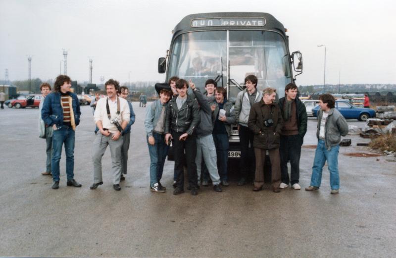 Scottish Railfans Toton 1: Scottish Railfans tour at Toton 1982 Photo of Scottish Railfans Toton 1