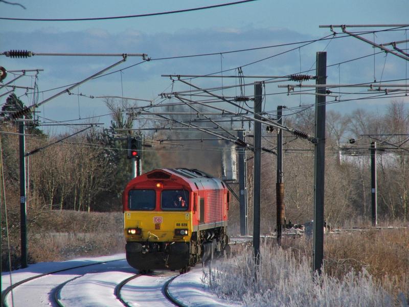 66020: 66020 with 4S99 Tees-Mossend Photo of 66020