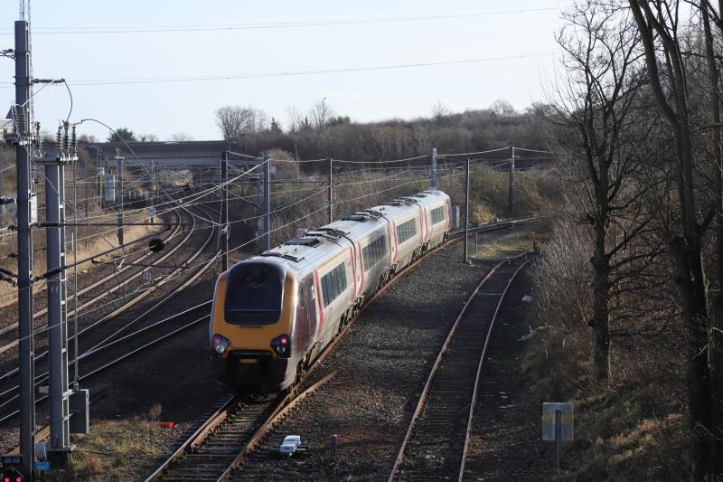 5A06: 220018 leaving Craigentinny on 5A06 10.39 to Dundee via Morningside on 16/02/2021 Photo of 5A06