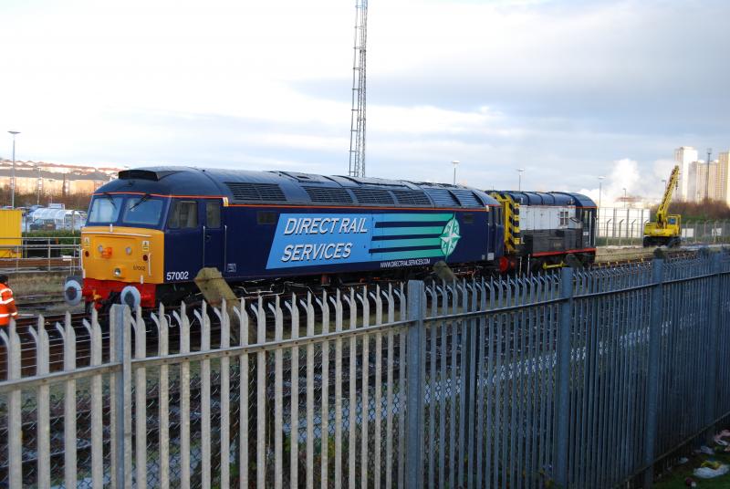 57002 On The Move: 57002 being shunted by Photo of 57002 On The Move