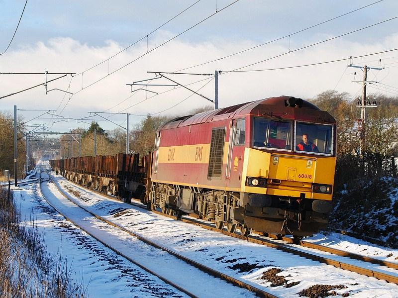 snow tug: 60018 on the 6E30 Photo of snow tug