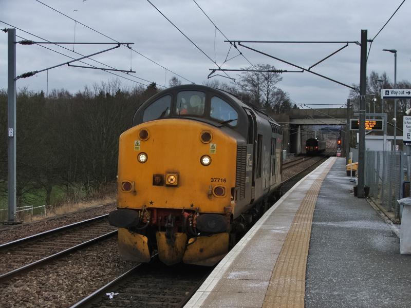 37716: 37716 with 0Z31 Motherwell-Millerhill Photo of 37716