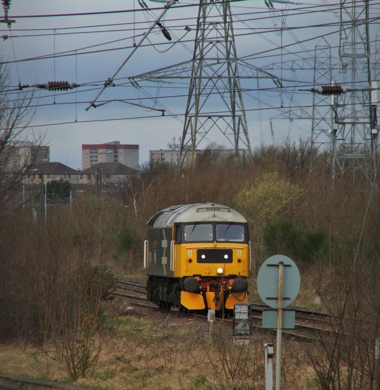 47593: 47593 seen sitting at Leith Photo of 47593