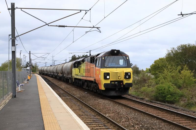 6B35: 70807 on 6B35 12,21 Viewpark to Oxwellmains at Newcraighall on 08/05/2021 Photo of 6B35