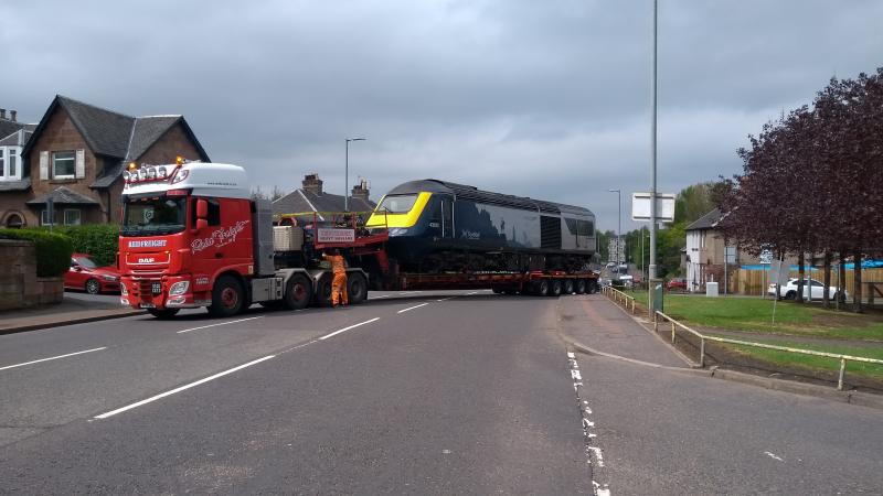 43012 Being Delivered to Steele's : 43012 being delivered with 42029 to Steele's in Hamilton, 13.5.2021 Photo of 43012 Being Delivered to Steele's
