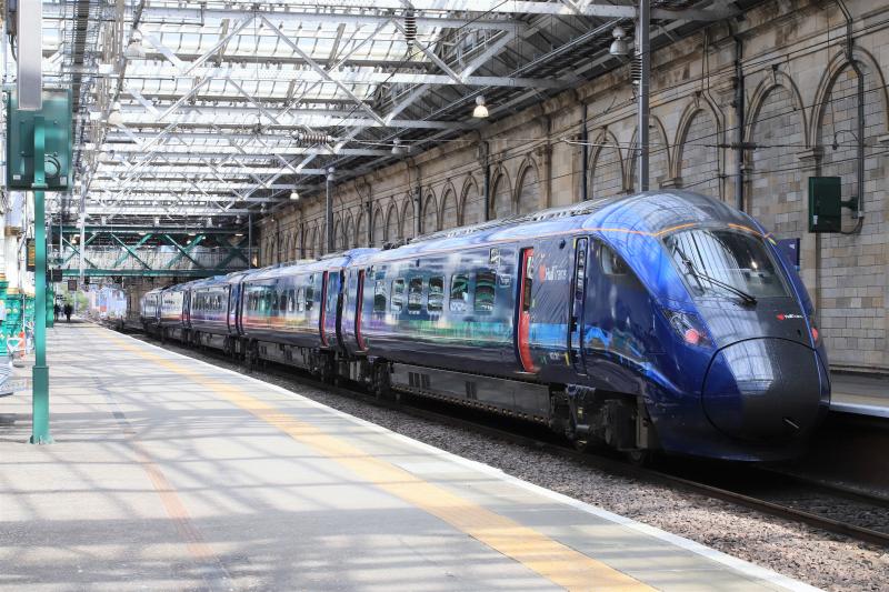 Paragon at Waverley: 802301 on 5E86 16.12 Edinburgh to Newcastle at Waverley Platform 10 on 18/05/2021 Photo of Paragon at Waverley