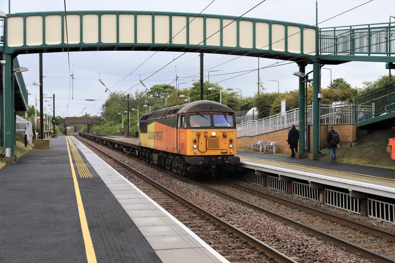 6S31: 56113 on 6S31 05.07 Doncaster Up Decoy to Millerhill at Wallyford on 24/05/2021 Photo of 6S31