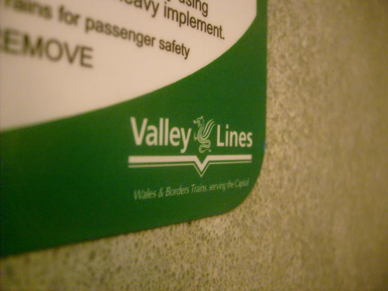 Into the Valleys: Valley Lines' logo still on the EWS Stock hired for their Fife Circle services. Photo of Into the Valleys