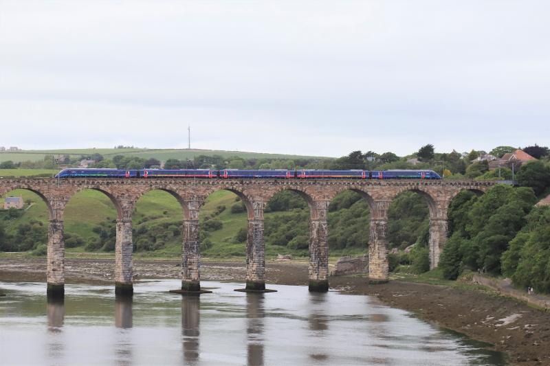5S93 Livery 3: 802304 on 5S93 12.21 Doncaster to Edinburgh crossing the Royal Border Bridge on 18/06/2021 Photo of 5S93 Livery 3
