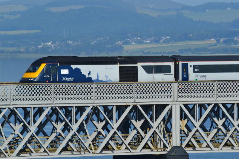 43134 Tay Bridge: 43134 brings up the rear heading for the High Girders working 1A45 0727 Edinburgh to Aberdeen. 1st July 2021 Photo of 43134 Tay Bridge