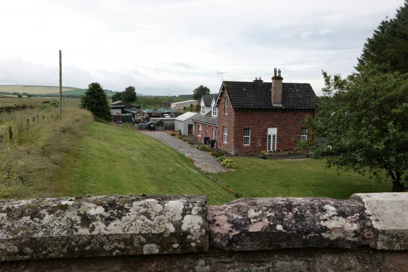 Gordon Station: Gordon station on the Berwickshire railway that ran from Reston via Duns to St Boswells Photo of Gordon Station