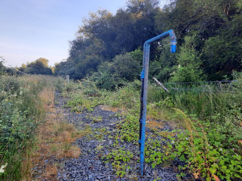 Tarmsted: The remains of Tarmsted loop on Mull railway. July 2021 Photo of Tarmsted