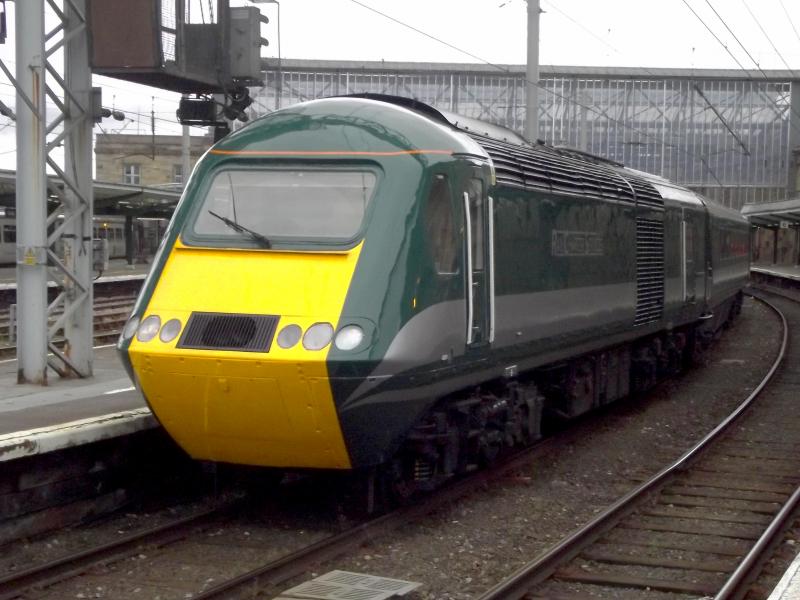 43059 at Carlisle: Power car 43059 leads the Staycation Express HST at Carlisle to Skipton on 31st July 2021. Classmate 43058 is on the rear. Photo of 43059 at Carlisle