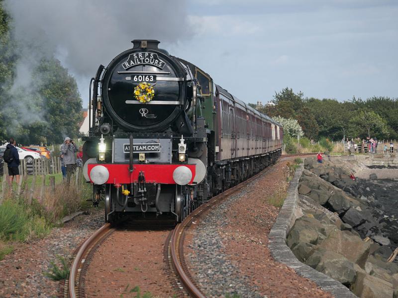 CulrossTornado: 60163 passes Culross with the afternoon 'Forth Circle' on 15 August 2021. Photo of CulrossTornado