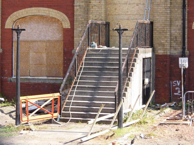 Photo of Granton Gasworks station building refurbishment