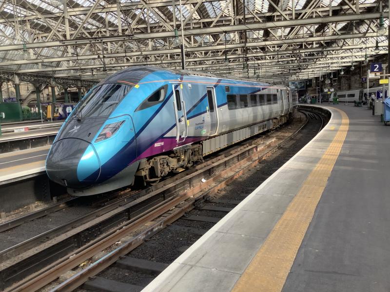 Trans Pennine: 802216 at Glasgow Central on Wednesday 15 th September Photo of Trans Pennine