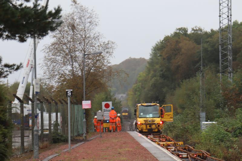 Photo of Connel Station - Track panel Loading
