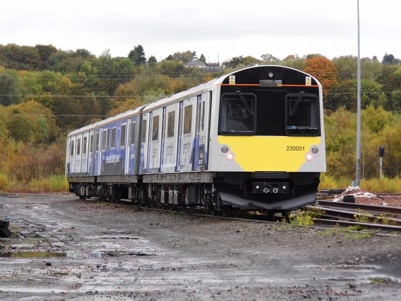 230001 Inverkeithing Yard 30/10/21: 230001 stabled in Inverkeithing Yard on 30/10/21 at 1030. Photo of 230001 Inverkeithing Yard 30/10/21