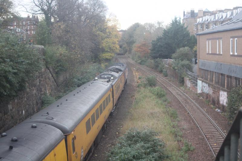 Photo of Overhead line test train