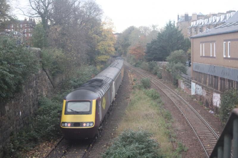 Photo of Overhead line test train