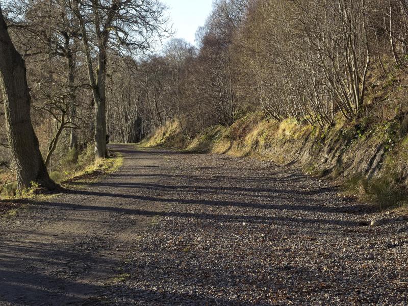 Photo of 2 LOOKING WEST FROM RIVERSIDE HALT.JPG