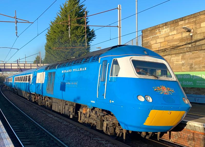 Photo of Blue Pullman Beneath Blue Skies