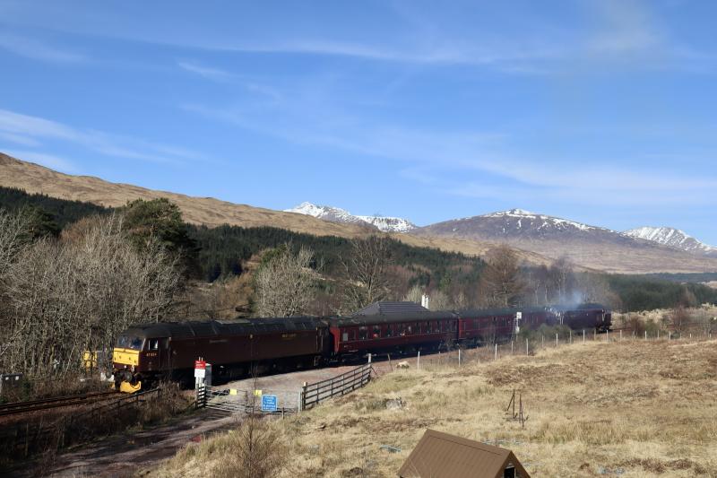 Photo of Workers Shuttle Departing Bridge of Orchy