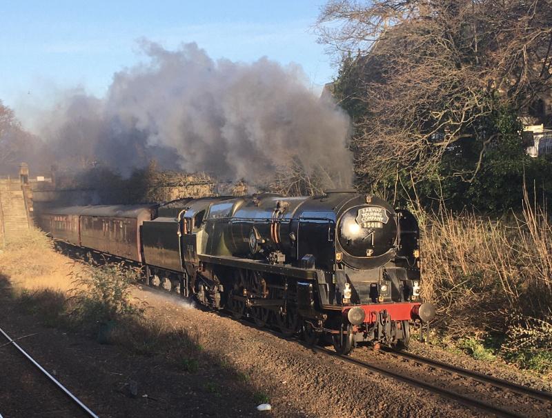 MN on the Sub: 35018 passes site of Newington station (Sub) on 1Z81 Edinburgh to Peston 19.03.2022. Photo of MN on the Sub