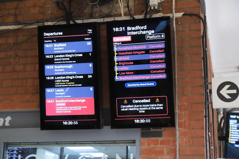 Photo of Departure Board at Doncaster