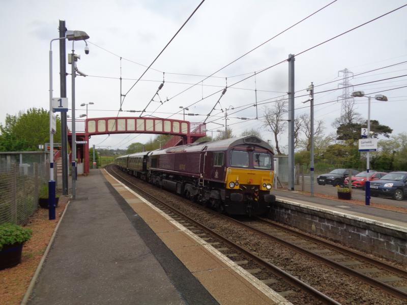 Royal Scotsman ECS : 66743 Curriehill ex Hamilton 30 04 2022 Photo of Royal Scotsman ECS