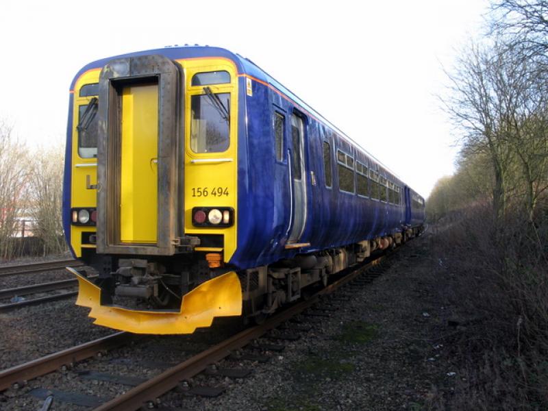 156494 Ex Works: In the headshunt about to depart Photo of 156494 Ex Works