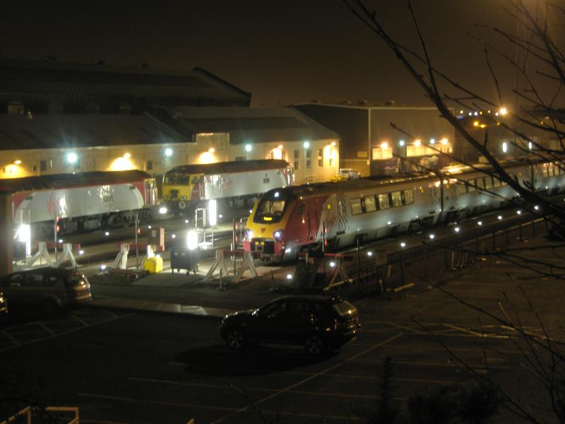 Photo of Midnight at Polmadie sidings