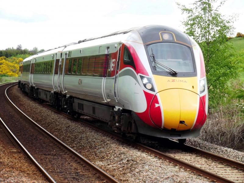 800106 @ Gleneagles - 20 May 2022: '1E13' Inverness to London Kings Cross Photo of 800106 @ Gleneagles - 20 May 2022