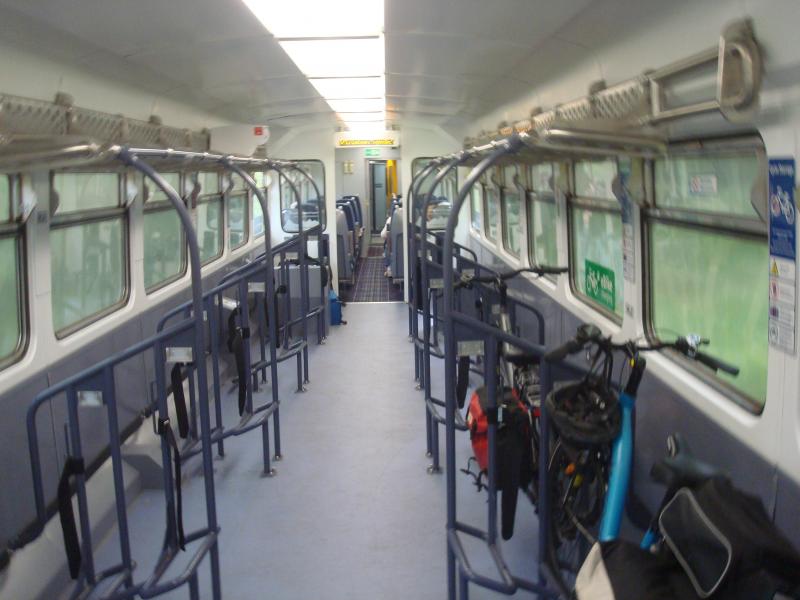 Only 2 Bikes Today: Taken on the lunchtime GQS to Oban service today. Meanwhile the virtually all the seats were occupied with some standing at times. Formation was a 153+156 through to Oban. Photo of Only 2 Bikes Today