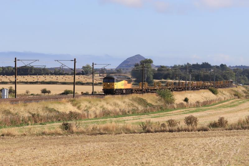6S31: 56113 on 6S31 04.47 Doncaster Up Decoy to Millerhill between Ballencrief & Spittal on 01/09/2022 Photo of 6S31