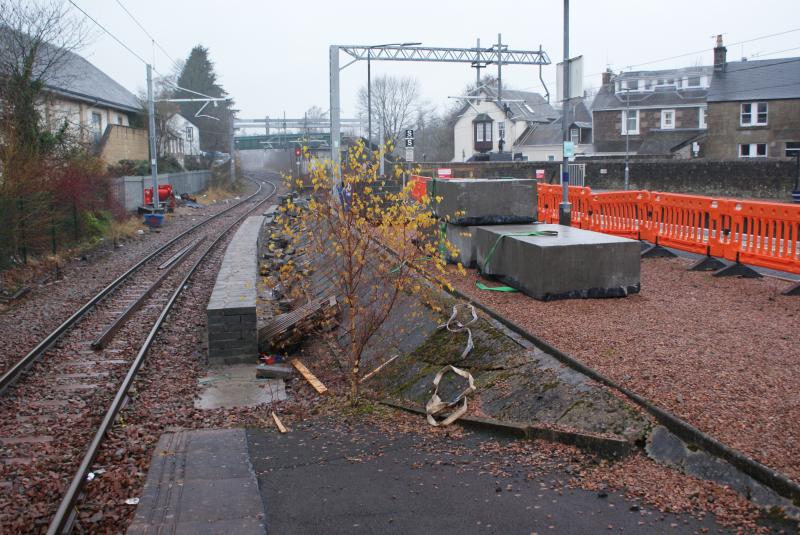 Dunblane Project P.2/3 extension: Dunblane Project P.2/3 extension - part of the A2CB Project. They might have got rid of the birch tree before putting in foundations? 05.01.23 Photo of Dunblane Project P.2/3 extension