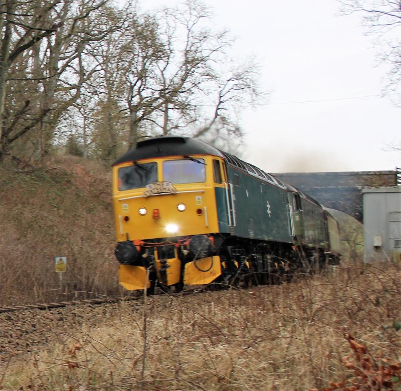 Lord of the Isles tour: 47614 heading for Inverness through Fife Photo of Lord of the Isles tour