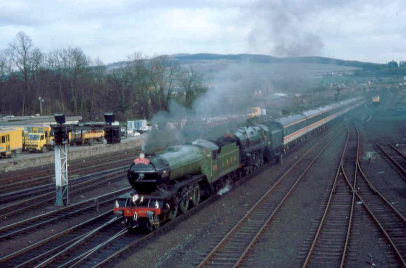 The Music Express-2: The train arriving at Perth following a stop at Blackford where there was a fireworks display and various other activities. Photo of The Music Express-2