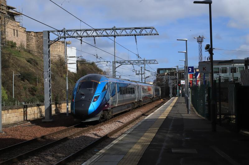9N14: 802205 leaving Waverley Platform 1 on 9N14 14.10 Edinburgh to Newcastle on 24/03/2023 Photo of 9N14