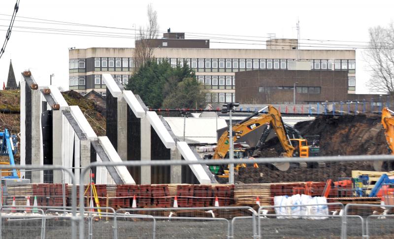 Photo of Ravenscraig Project Embankment being Cleared