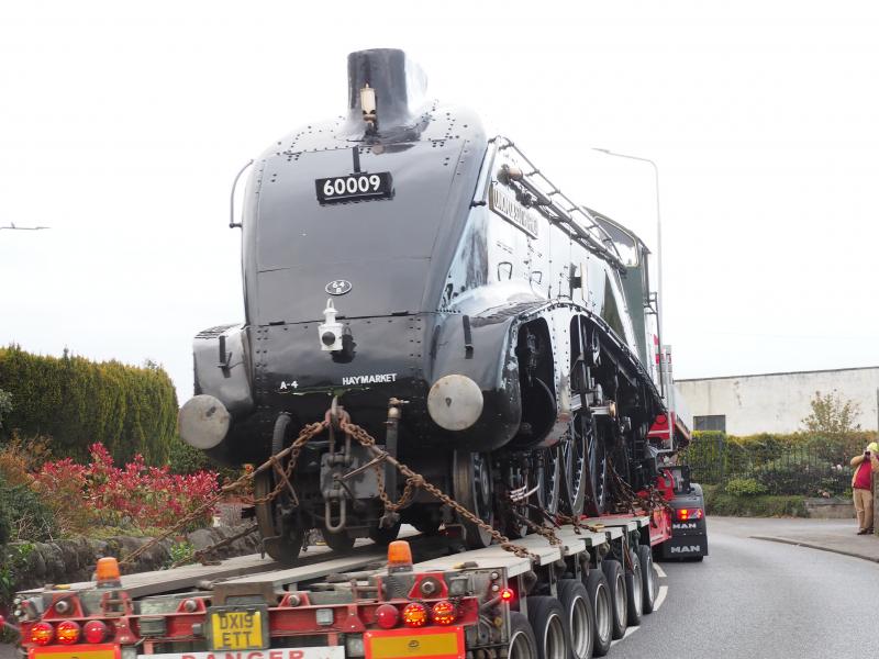 Photo of 60009 takes the approx 1:15 of Scoonie Cemetery brae in Leven with ease