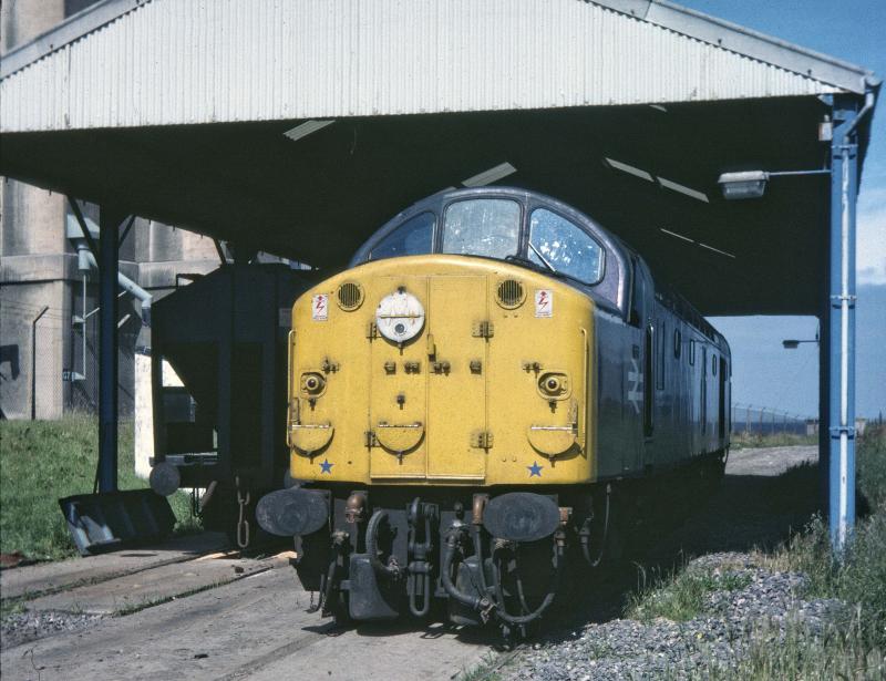 40103 BURGHEAD SUMMER 1978.jpg: NOT TOO BAD FOR A KODAK INSTAMATIC Photo of 40103 BURGHEAD SUMMER 1978.jpg